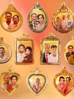 ล็อกเก็ตพื้นหลังสีทอง By WANICH JEWELRY