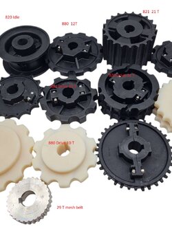 เฟืองขับสายพาน Top chain สำหรับงานซ่อมและสร้างสายพานลำเลียง Top chain Sprocket drive and idle