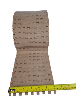 Har5935 152mm Belt Conveyor flat top modular belt สายพานลำเรียงแบบตรงใช้ในโรงงานอุตสาหกรรมอาหาร น้ำดื่ม ต่างๆจัดส่ง ในประเทศไทย รวดเร็ว