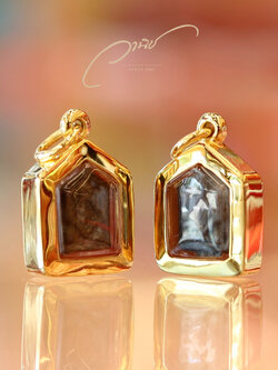 รับเลี่ยมกรอบพระกันน้ำ งานกรอบทองแบบสั่งทำพิเศษทอง 95% (ฝังพลอย เพชร หัวสิงห์ ลงยา ขัดมัน ฯลฯ)