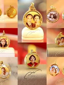 WANICH LOCKET รับทำล็อกเก็ตหินอ่อนเลี่ยมกรอบทองคำแท้