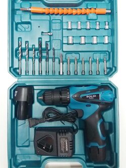 รหัสสินค้า 178 สว่านไร้สาย 24 V. BOLID ปรับสปีดได้ พร้อมอุปกรณ์งานช่าง