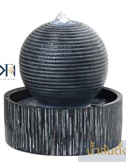 น้ำล้นน้ำพุตั้งหน้าบ้านแบบกลม รุ่นวงกลมเรียกทรัพย์RX00073 ตั้งพื้นแต่งบ้านจัดสวนสวย น้ำพุเสริมฮวงจุ้ย