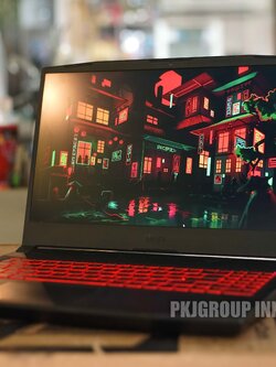 โน๊ตบุ๊คเล่นเกมมือสอง MSI GF66 11UE-054TH i7-11800H RAM 16 GB M.2 1 TB RTX3060 ***ตำหนิในโพสต์