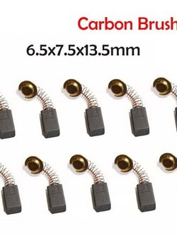 รหัสสินค้า 269 แปรงถ่าน เครื่องเจียร์ (ลูกหมูขนาด 4 นิ้ว) Hitachi รุ่น G 10 SF 2 ราคา / คู่