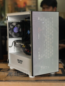 คอมเล่นเกมมือสองราคาถูก DarkFlash i5-10400F RAM 16 Gb SSD 250 Gb GTX 1660 Super