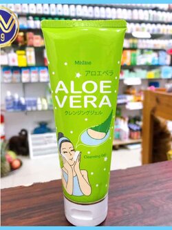 เจลล้างหน้า ว่านหางจระเข้ สูตรอ่อนโยนต่อผิว Mistine Aloe Vera Cleansing Gel 100 g.