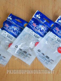 บูท LINK CAT 6 มือหนึ่ง Locking Plug BOOT สีใส US-6620