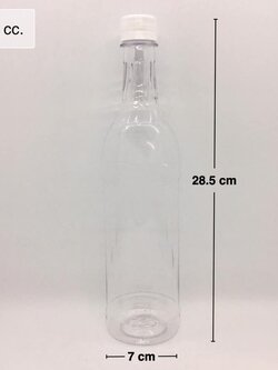 ขวดน้ำผึ้ง 700 ml ปลีกใบละ 15 บาท (ยกแพค 70ใบ 910 บาท)