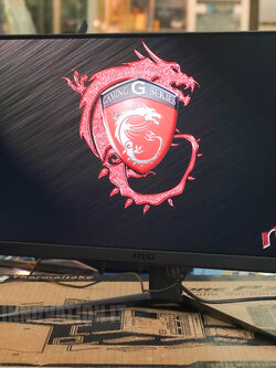 จอคอมเล่นเกมมือสอง MSI Optix G241 23.8" FHD 144 Hz IPS ***มีฝุ่นเข้า Panel เล็กน้อย