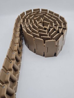 828T-K330 สาพาน top chain ทางโค้ง มีสลักที่แม่เหล็กดูดติดใช้กับรางโค้งแบบแม่เหล็ก Magnetic track 1 เมตร