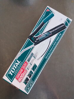 กระบอกอัดจารบี TOTAL ขนาด 400 cc รุ่น THT111051 ( สายแข็ง + สายอ่อน ) ภาพถ่ายจากสินค้าจริง ฺBIB