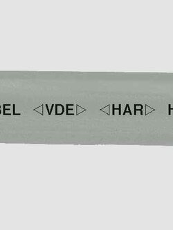 H05VV5-F (NYSLYÖ-JZ) flexible, number coded, oil resistant, meter marking