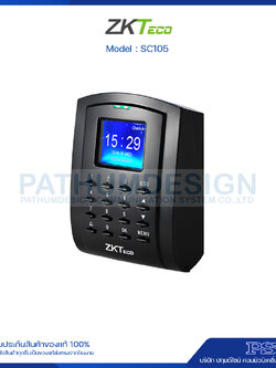 เครื่องทาบบัตร ZKTeco รุ่น SC105 คีย์การ์ดควบคุมการเข้า - ออกประตูอัตโนมัติ