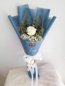 ช่อดอกกุหลาบ 1 ดอก