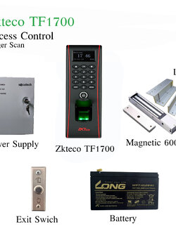 เครื่องสแกนลายนิ้วมือ Zkteco TF1700