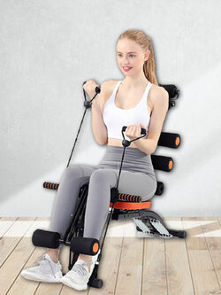 เครื่องออกกําลังกายลดหน้าท้อง เครื่องบริหารหน้าท้อง เครื่องออกกําลังกายลดต้นขา เครื่องซิทอัพหน้าท้อง six pack care รุ่น Fit-018