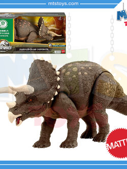 **MTS Toys**Mattel Jurassic World Habitat Defender : HPP88 Triceratops [ความยาวจากหัวถึงหาง 45 ซ.ม.]