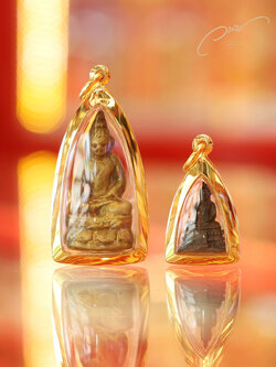 รับเลี่ยมกรอบทองคำ แบบสั่งทำงานเลี่ยมขัดมัน ร้านเลี่ยมพระอยุธยา