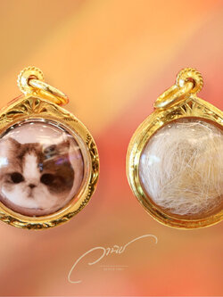 รับทำล็อกเก็ตรูปสัตว์เลี้ยง เลี่ยมกรอบทองคำแท้ By WANICH JEWELRY