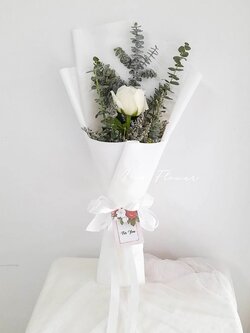 ช่อดอกกุหลาบ 1 ดอก