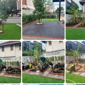 ค่าแรงปูแผ่นพื้นสําเร็จรูป โทร 062-1596623 รับปูอิฐ ทางเดิน รับเหมาปูอิฐตัวหนอน แผ่นทางเท้า ออกแบบสวนบ่อปลา