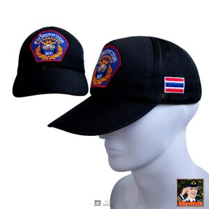 หมวกแก๊ป สารวัตรทหาร หมวก สห. กองทัพบก ทบ. สีดำ