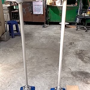 เครื่องกวน ผสม เคมี สี และ ของเหลว ขนาด 0.5 Hp. แบบ 500 ลิตร 380V