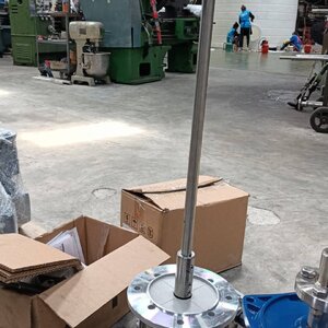 เครื่องกวน ผสม เคมี สี และ ของเหลว ขนาด 0.5 Hp. แบบ 200 ลิตร 380V