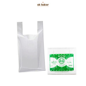 ถุงหิ้วขาวขุ่น 1ปอนด์ ตราปู 500 กรัม