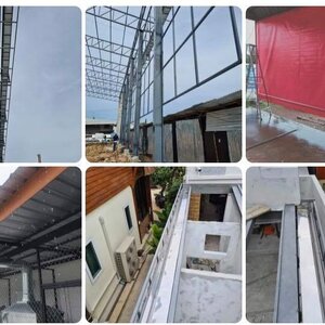 ผ้าใบกันสาด โทร 095-5375654 รางน้ำฝน สังกะสี สแตนเลส ไวนิล เครื่องดูดควัน ปล่องระบายควัน