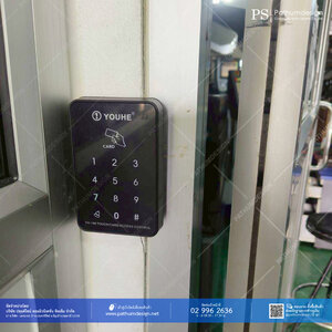 งานติดตั้งเครื่องทาบบัตร YOUHE รุ่น YH-198 (ชุดโปร/เล็ก) 2 ชุด