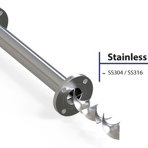 Static Mixer แบบ Stainless Steel ขนาด 4 นิ้ว รุ่น 4 Elements