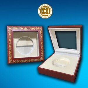 กล่องพลาสติกลายไม้ มีลวดลาย ชนิด 1 หลุม