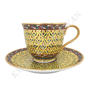 ชุดกาแฟเบญจรงค์ผลิตจากเนื้อเซรามิคอะไรบ้าง