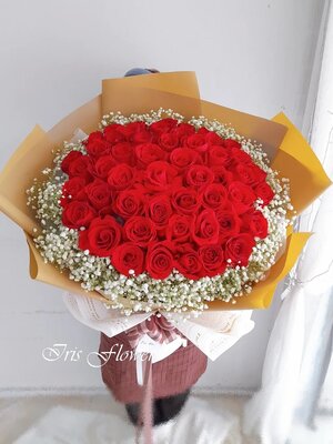 ช่อดอกกุหลาบ 40 ดอก