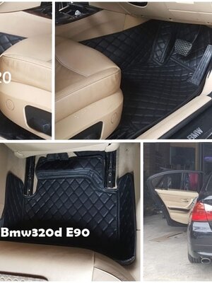 พรมปูพื้นรถยนต์เข้ารูป Bmw320D E90