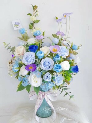 แจกันดอกไม้ประดิษฐ์ (มีสินค้าพร้อมจำหน่ายค่ะ)