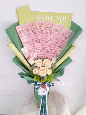 ช่อธนบัตร 20 ใบ 2000 /ค่าจัดทำ 990