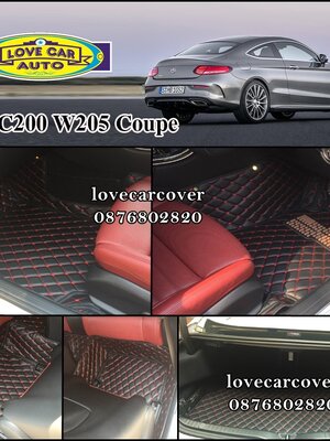 พรมปูพื้นรถยนต์ Benz C200 W205 Coupe