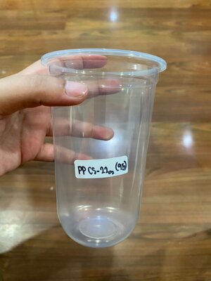 แก้ว PP ปาก 95 ขนาด 22 ออนซ์ (ยกลัง 1000 ใบ)