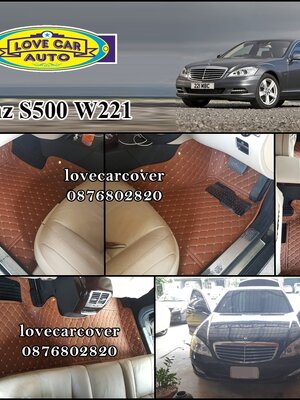 ร้านพรมรถยนต์ Benz S500 W221