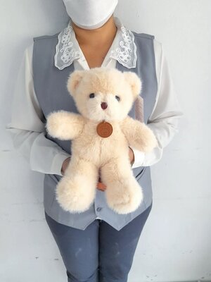 ตุ๊กตาหมี 30 cm. (สีฮันนี่)