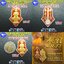 ท้าวเวสสุวรรณ วัดจุฬามณี หลังองค์พระหลักเมือง เนื้อเงินลงยา หน้ากากทองคำ เลขมงคล 168 รวยทางเดียว