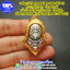 เหรียญพุทธศิลป์ รุ่นเทวสถิตย์ ท้าวเวสสุวรรณ วัดจุฬามณี เนื้อขันลงหินอาบเงิน ลงยาสี เลี่ยมกรอบทองคำแท้