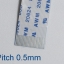 สายแพร 22 Pins Pitch 0.5mm Flat Cable