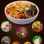 บะหมี่หอยหวานพริกเผาจีน(หลัวซือเฝิน) HauHuanLuo (300 g)