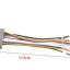 ปลั๊กเครื่องเสียงตรงรุ่น 17 pin Honda 2 (สีเทา) Plug adapter Audio
