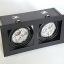 โคมดาวน์ไลท์ฝังฝ้า 2xMR16 สีดำ ปรับได้ทุกองศา