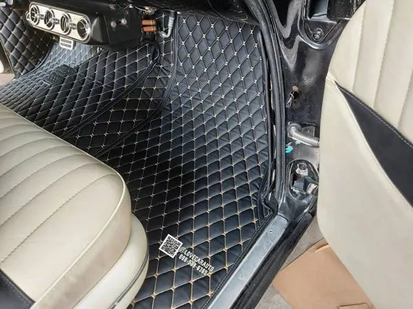 พรมปูพื้นรถยนต์ chevrolet bel air ปี2499 สีดำด้ายทอง